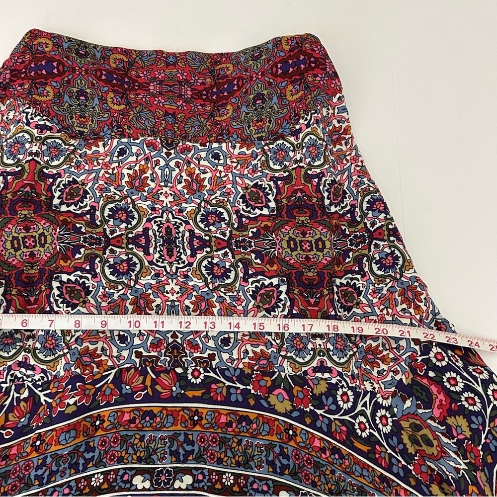 Maeve Anthropologie Violette Floral Multicolor Sleeveless Midi Length Dress 0 - Picture 10 of 10